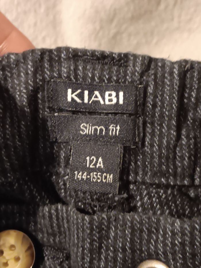 Pantalon slim fit garcon kiabi 12 ans - photo numéro 3