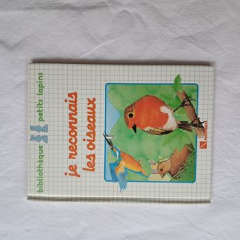 Livre Je reconnais les oiseaux Bibliothèque Petits Lapins Nathan 1988 Wirth