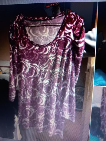 T-shirt avec manche remontée