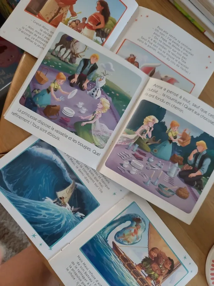 3 livres disney Vaiana et reine des neiges - photo numéro 6