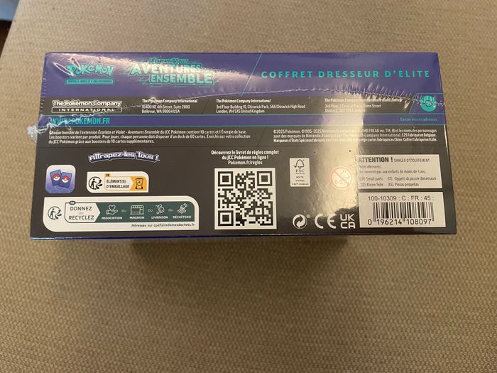 Pokémon ETB FR (Coffret Dresseur D'élite) Aventures Ensemble [EV9] - Neuf/scellé - photo numéro 6
