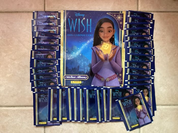 Panini - Wish, Asha et la bonne étoile - Album + 40 Pochettes neuves