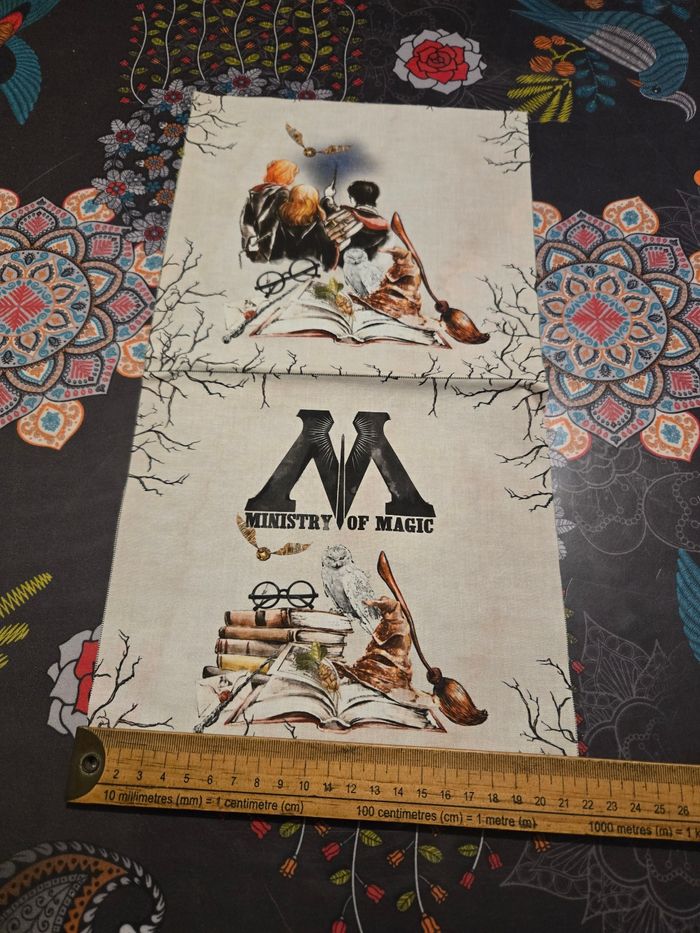 Double Panneau couture thème harry potter - photo numéro 2