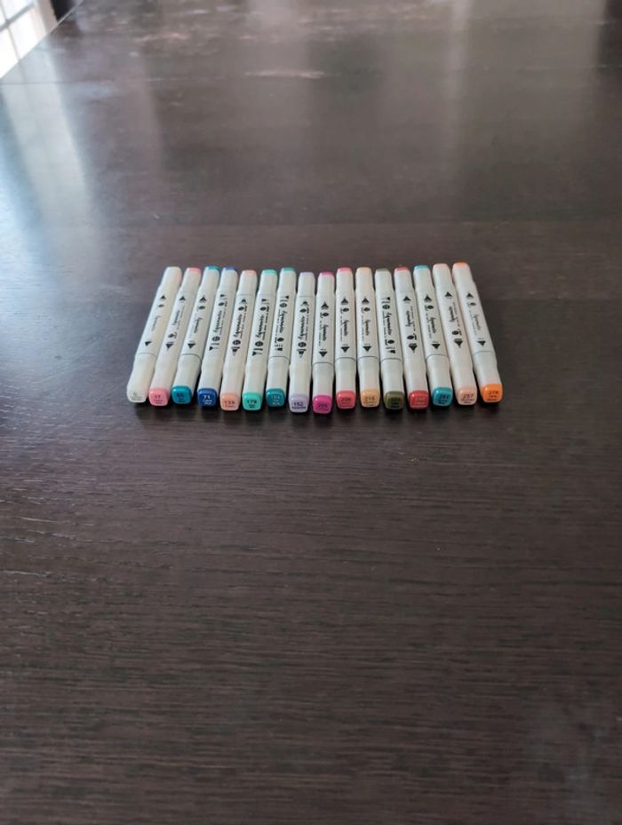 Lot de 16 aquamarquer