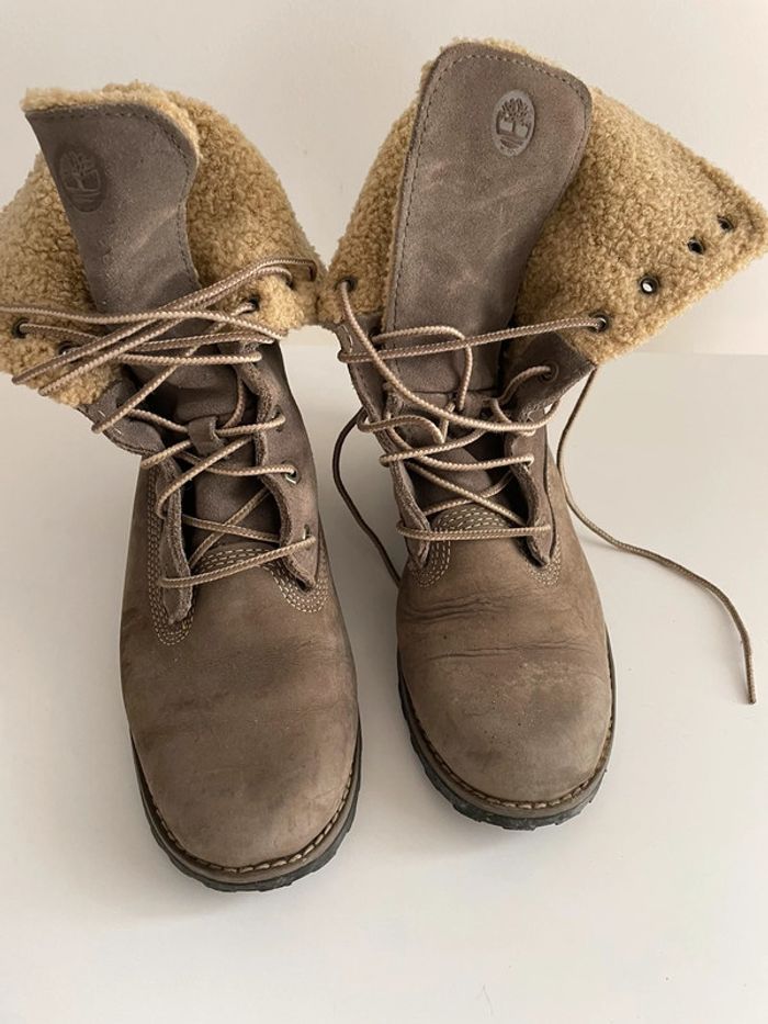 Bottine marron Timberland