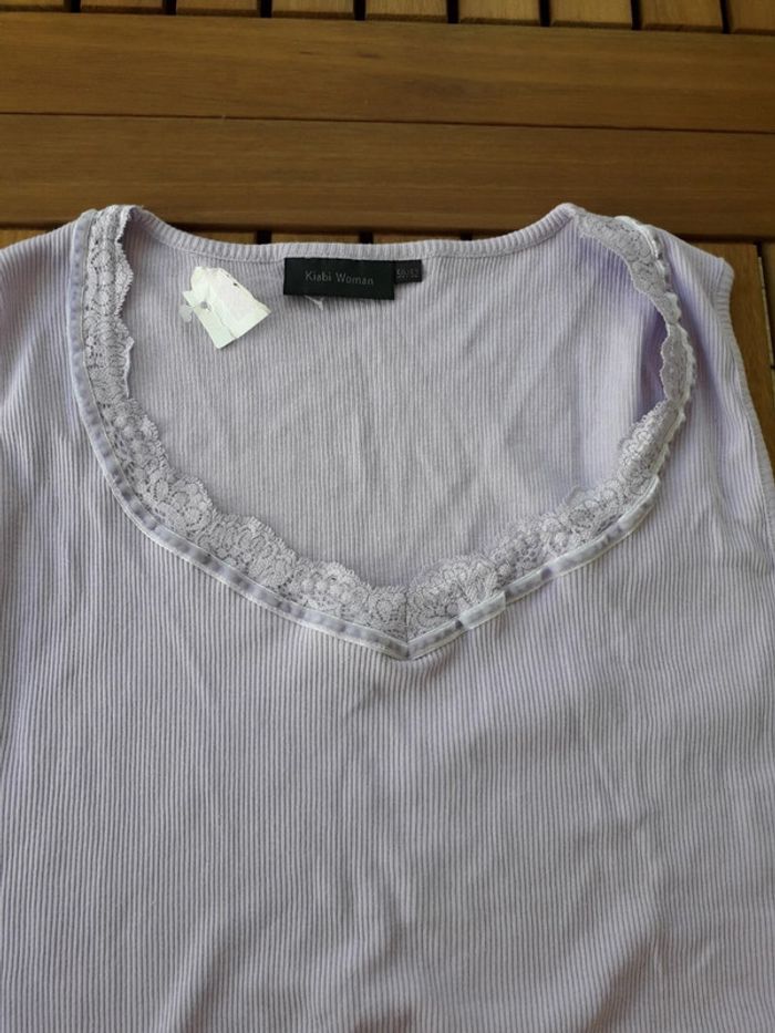 Kiabi débardeur parme taille 48/50 - photo numéro 2