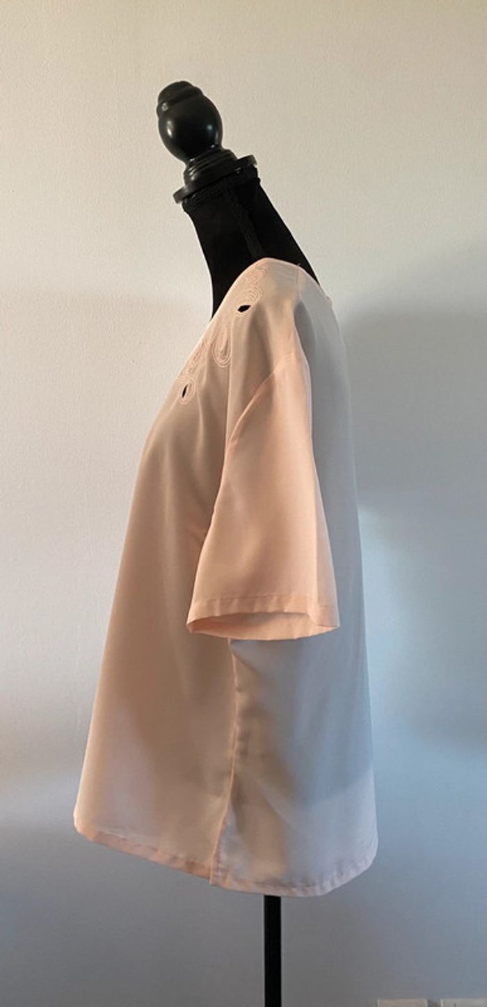 Blouse 3 Suisses Le Chouchou rose pâle taille 38 - photo numéro 4