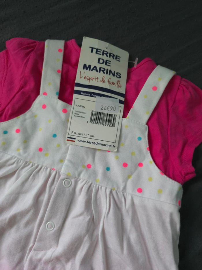 Barboteuse terre de marins taille 6 mois neuf - photo numéro 6