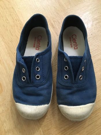 Baskets Cienta bleues