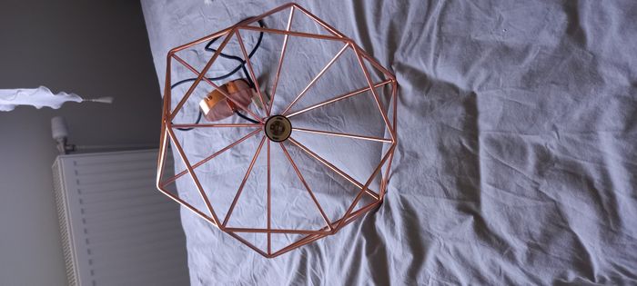 Suspension métal cuivré - photo numéro 2