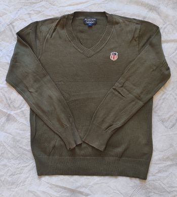 Pull col V léger Ralph Lauren taille s kaki
