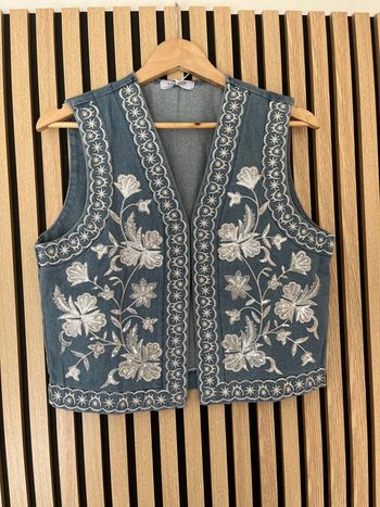 Gilet sans manche en jean