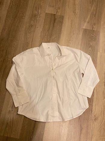 chemise blanche large femme taille M gemo