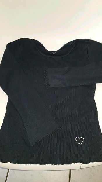 Tee-shirt manches longues noir