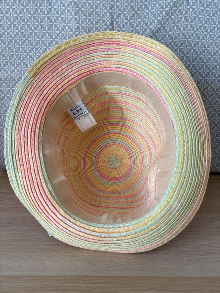 Chapeau "Effet Paille" Multicolore - photo numéro 3