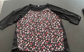 Blouse bi-matière 48