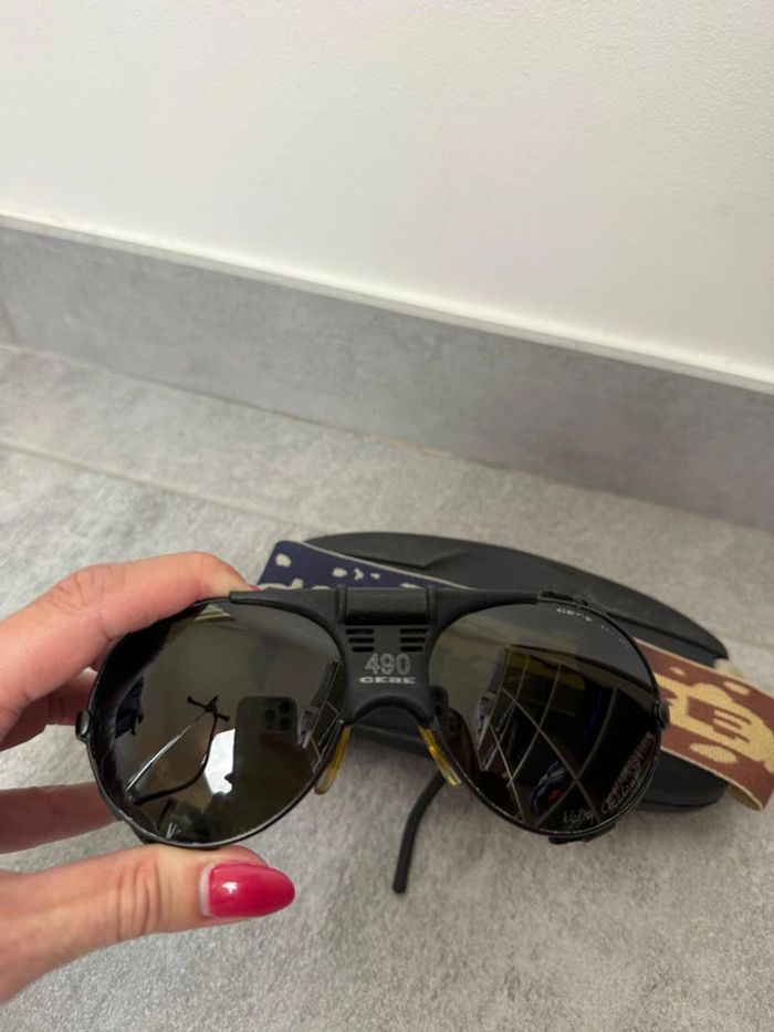 Lunettes de soleil d'alpinisme CEBE 490 4000 Walter Cecchinel avec verres + boucliers. - photo numéro 3