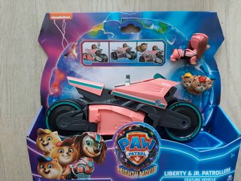 Moto liberty et sa moto transformable paw patrol