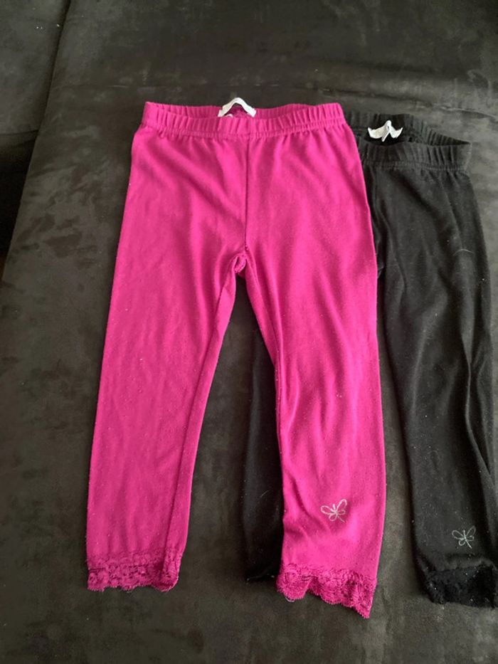 Lot leggings fille 3 ans - photo numéro 5