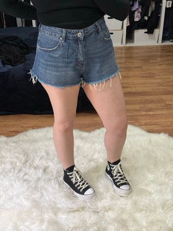 Short en jean Pull&Bear - Taille 42 W32 - Effet effiloché