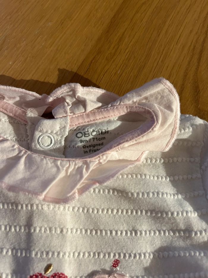 Pyjama Okaidi bébé fille 9 mois - photo numéro 2