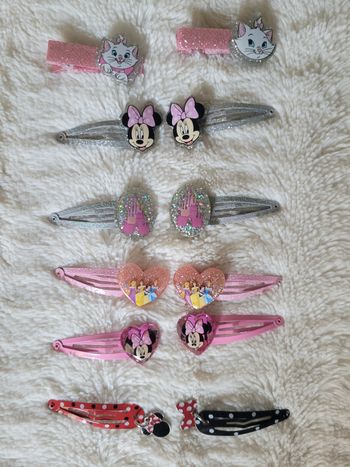 Lot de pinces à cheveux Minnie et Disney