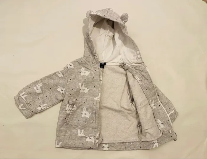 Sweat lapin fille 9 mois Kiabi - photo numéro 2