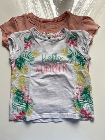 2 tee shirts 18/24