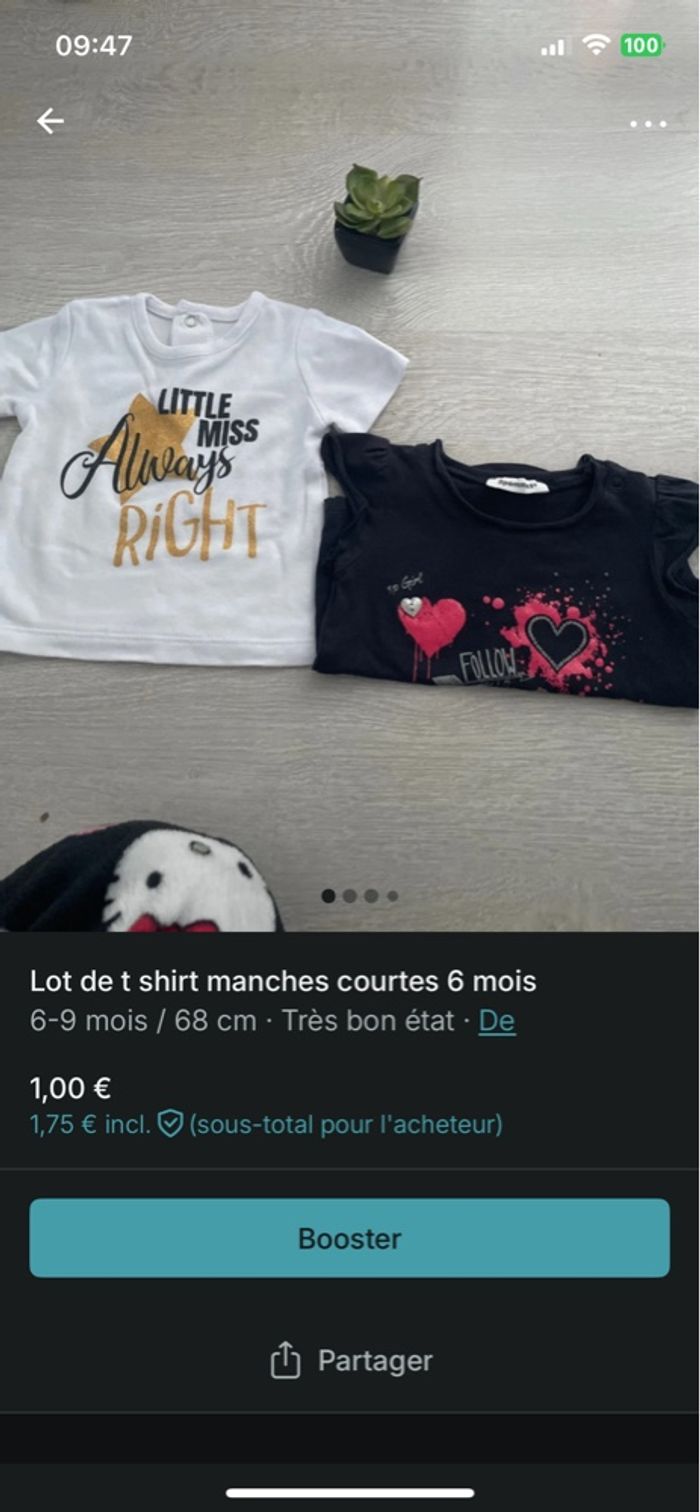 Lot vêtements bébé 6 mois - photo numéro 9