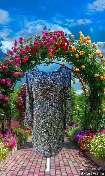 Robe mouchetée coloree, Promod, taille 40/42