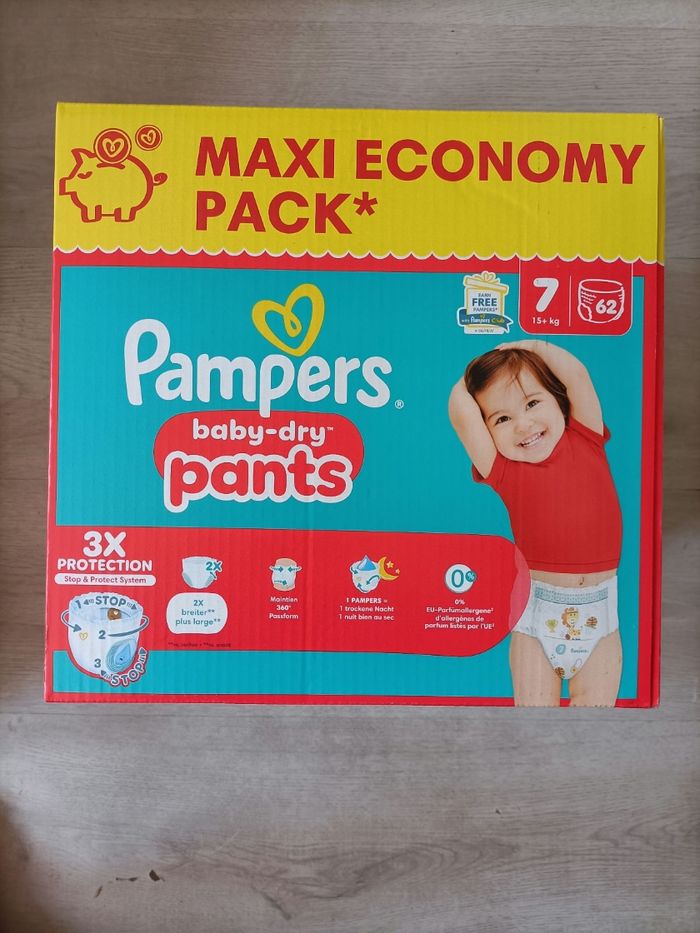 Couche pampers taille 7
