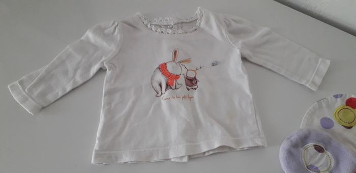 T.shirt manches longues 1 mois - photo numéro 5