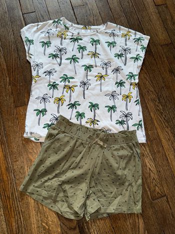 T-shirt Zara et short H&M  10 ans