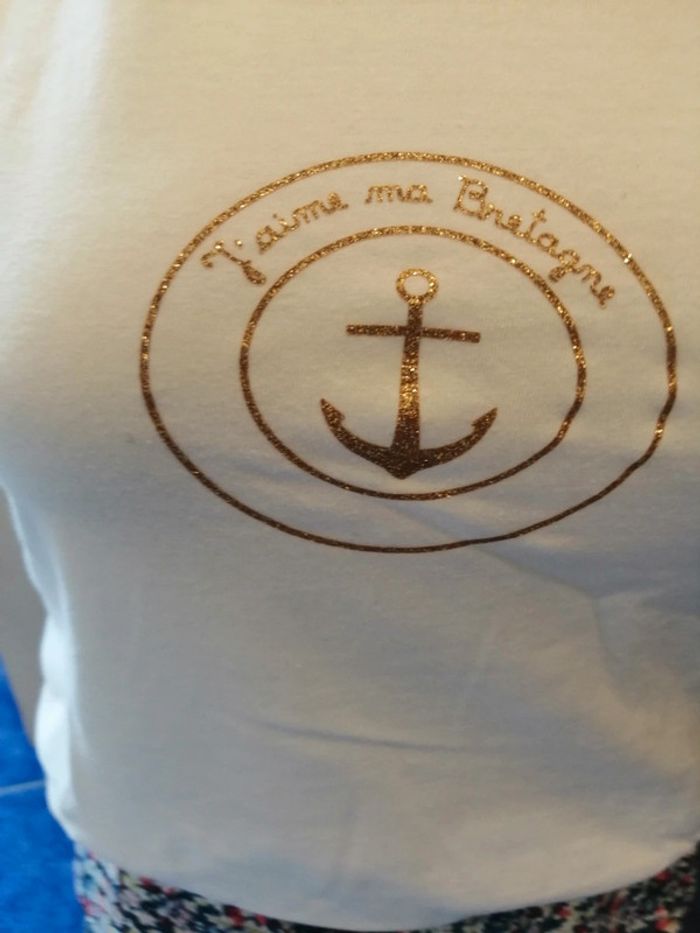T-shirt j'aime ma bretagne - photo numéro 2