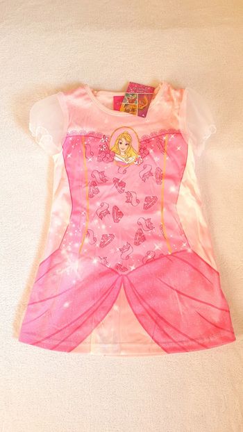 chemise de nuit Princesse Aurore disney rose