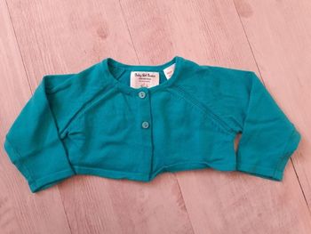 Gilet court, fille, 6-9mois