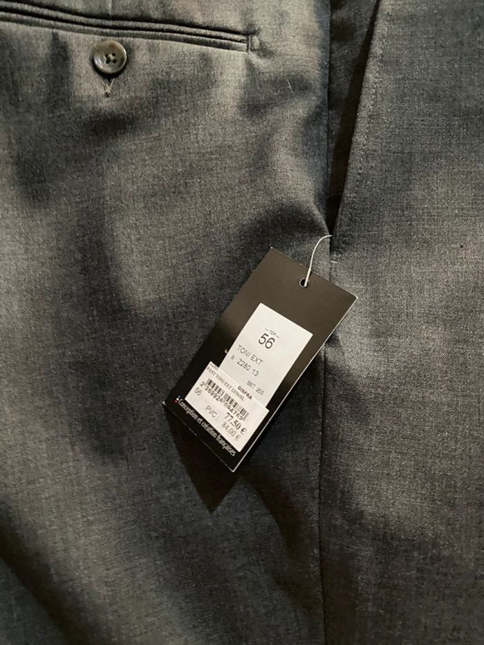 Pantalon classique  gris grand taille 56 Nino loretti - photo numéro 3