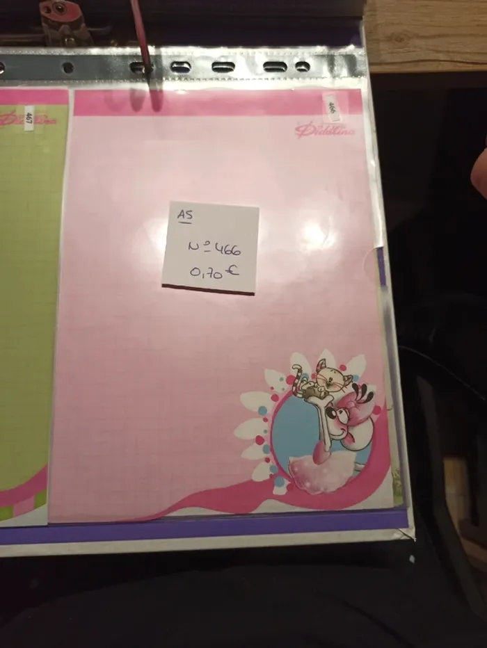 Feuille Diddl A5 466 0,70€