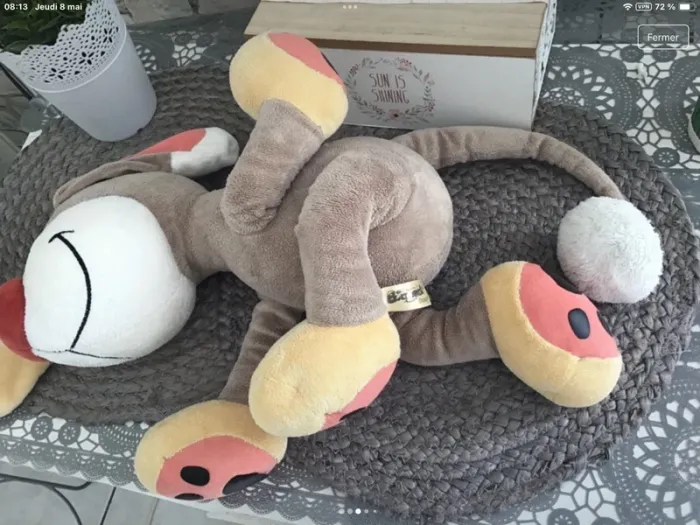 Vintage grande peluche bibombl diddl - photo numéro 4