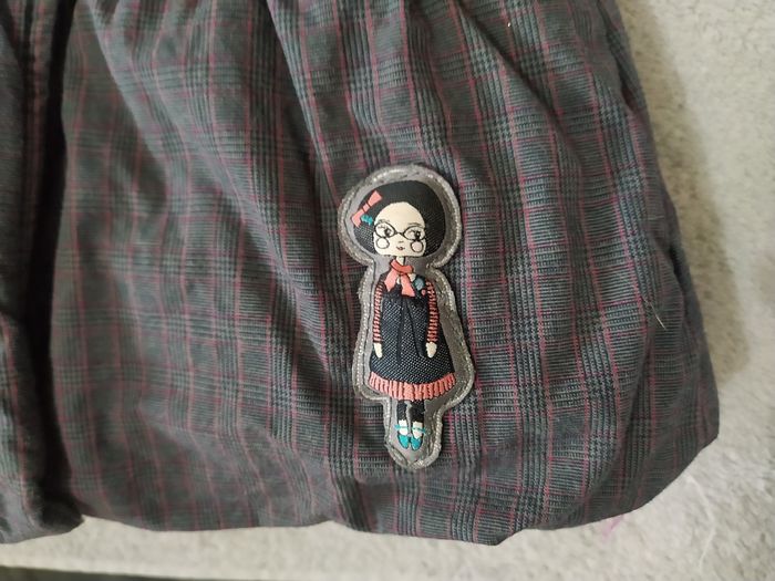 Manteau mi-long à Carreaux 12 mois - photo numéro 5