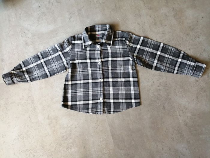 Chemise manches longues à carreaux 6/7 ans Hummelsheim