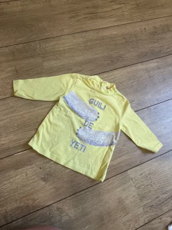 Haut manches longues 9 mois Yéti