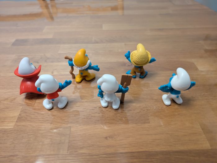 Lot de 6 figurines Schtroumpfs McDonald's - photo numéro 3