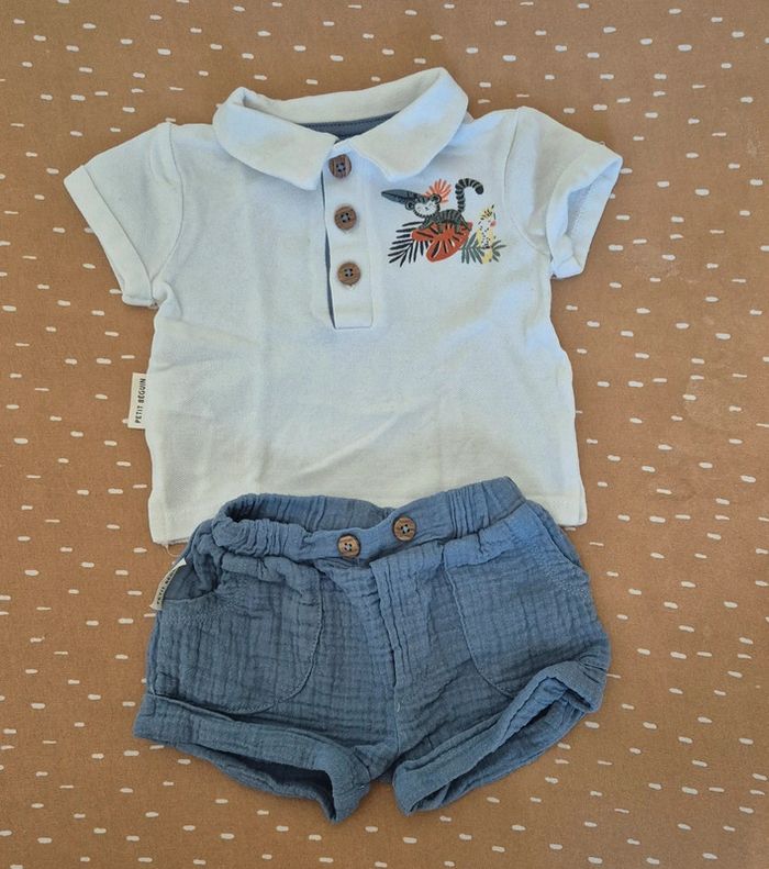 Ensemble petit béguin garçon