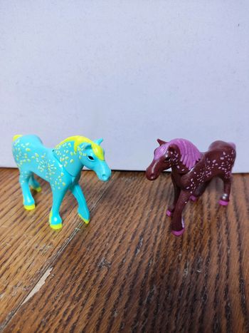 🦄lot deux chevaux princesse playmobil 🦄
