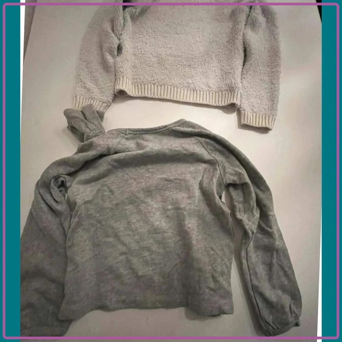 Lot 2 pull 4/6 ans en bon état - photo numéro 4