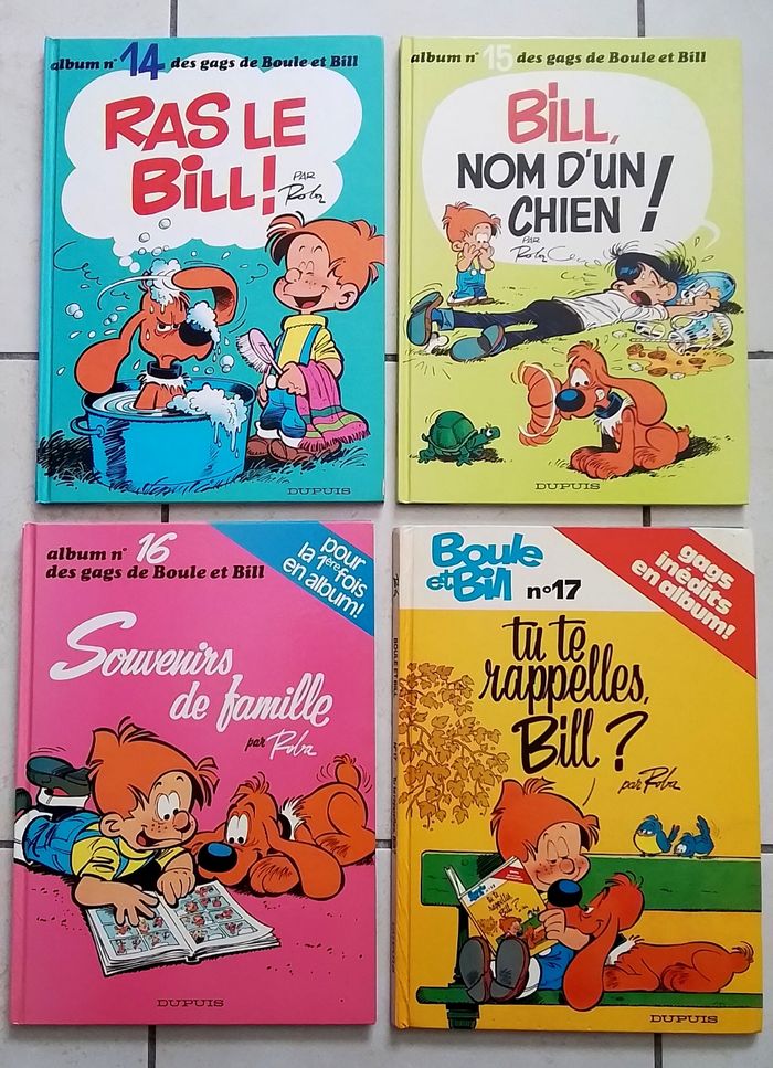 4 BD Boule et Bill tome 14 à 17 - photo numéro 2