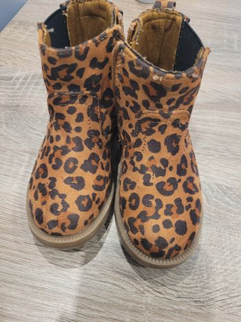 Bottines filles léopard 