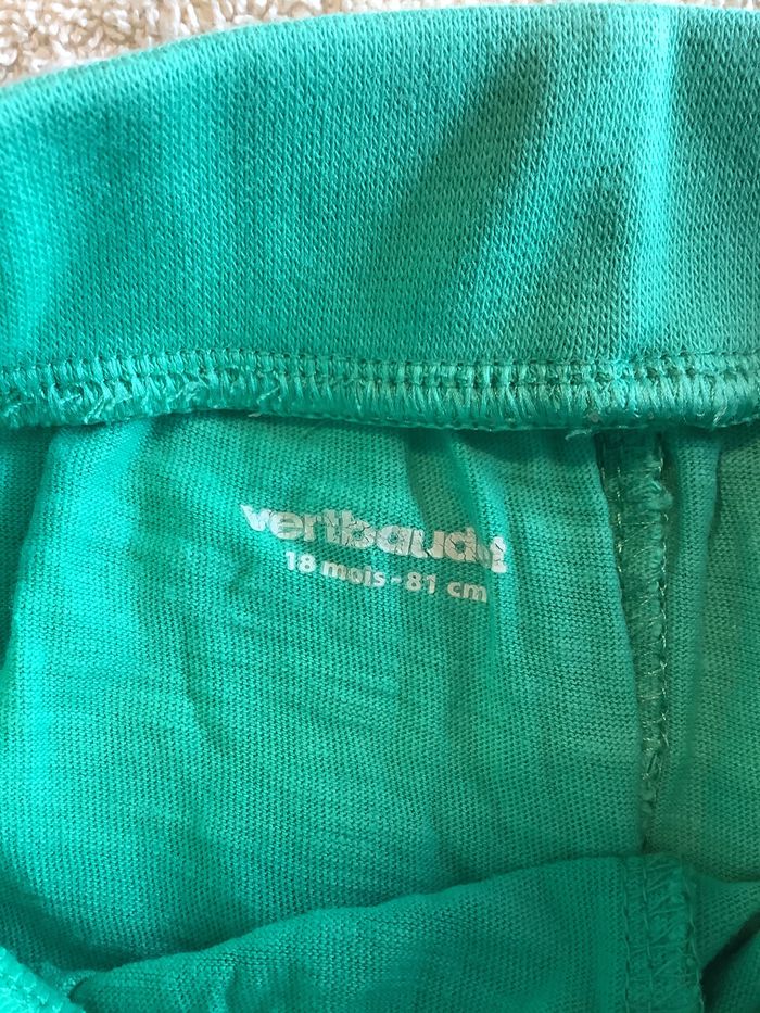 Short vert Vertbaudet 18 mois - photo numéro 3