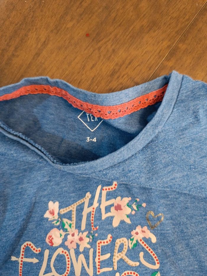 Tee shirt tex 3-4 ans - photo numéro 3